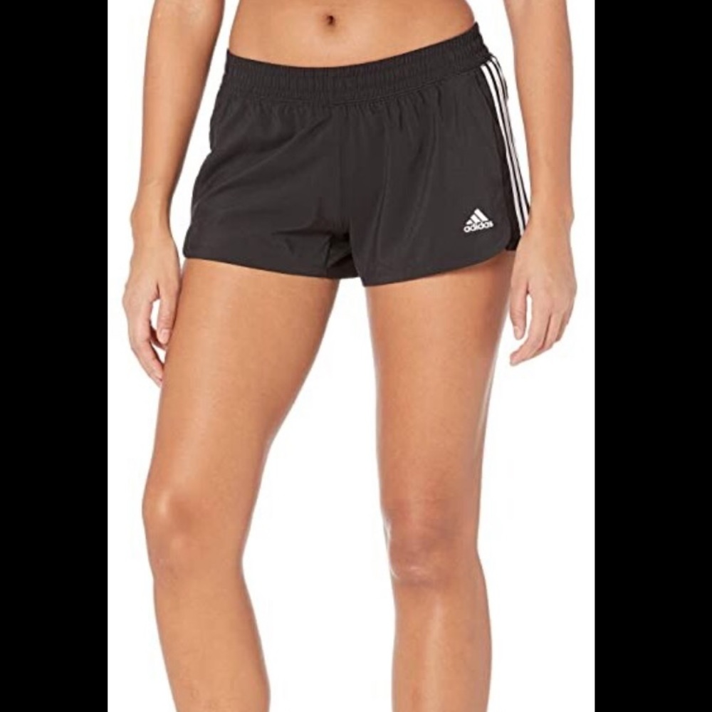 black adidas climalite running shorts